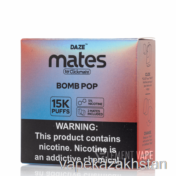 Vape Smoke 7 Daze Mate Pods Bomb Pop